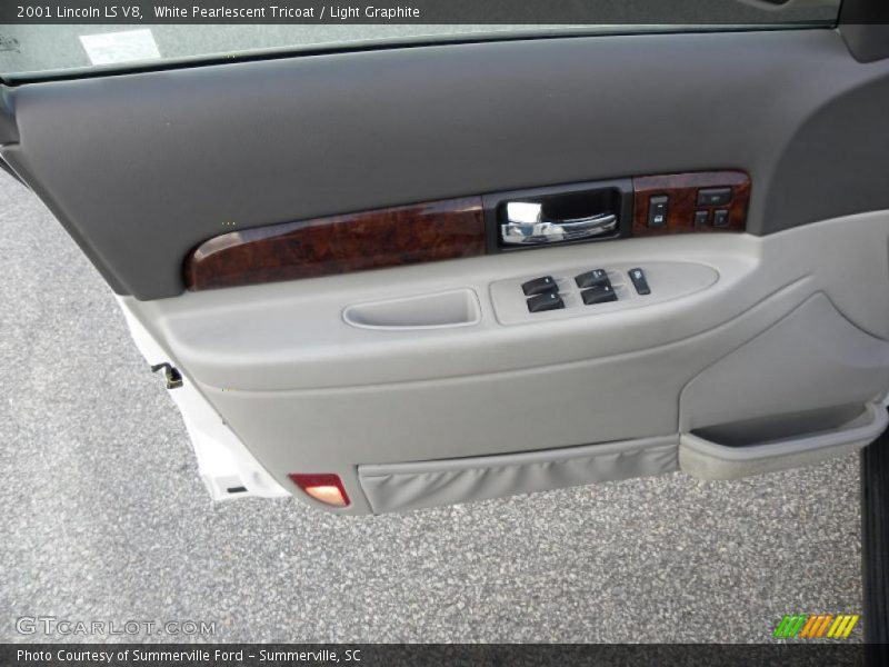 White Pearlescent Tricoat / Light Graphite 2001 Lincoln LS V8