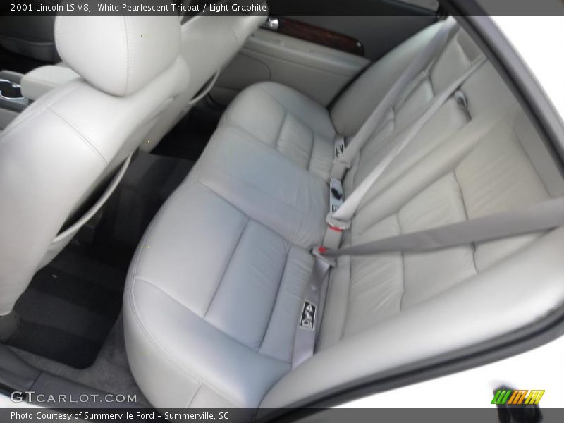 White Pearlescent Tricoat / Light Graphite 2001 Lincoln LS V8
