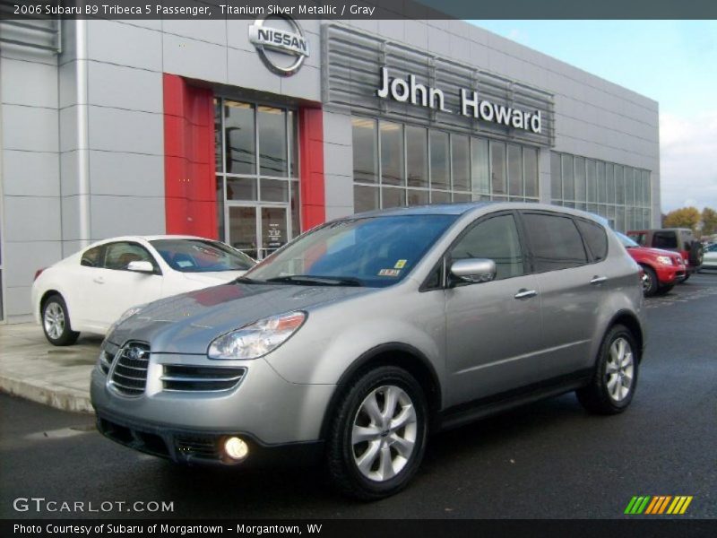 Titanium Silver Metallic / Gray 2006 Subaru B9 Tribeca 5 Passenger