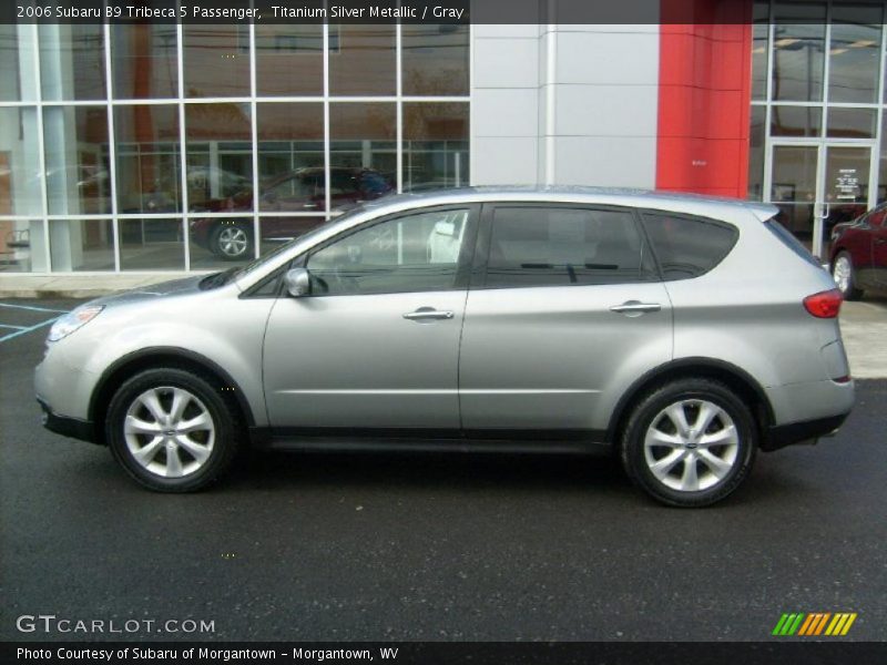 Titanium Silver Metallic / Gray 2006 Subaru B9 Tribeca 5 Passenger