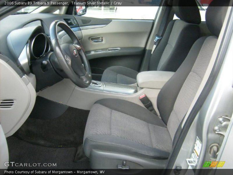 Titanium Silver Metallic / Gray 2006 Subaru B9 Tribeca 5 Passenger