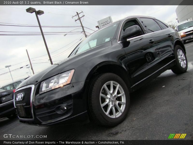 Brilliant Black / Cinnamon Brown 2010 Audi Q5 3.2 quattro