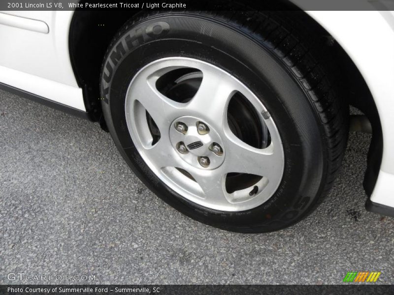 White Pearlescent Tricoat / Light Graphite 2001 Lincoln LS V8