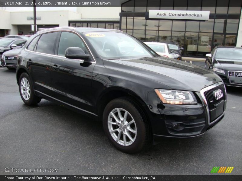 Brilliant Black / Cinnamon Brown 2010 Audi Q5 3.2 quattro