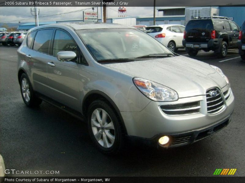 Titanium Silver Metallic / Gray 2006 Subaru B9 Tribeca 5 Passenger