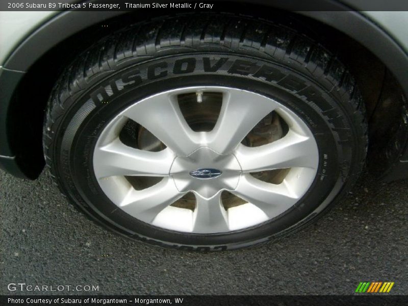 Titanium Silver Metallic / Gray 2006 Subaru B9 Tribeca 5 Passenger