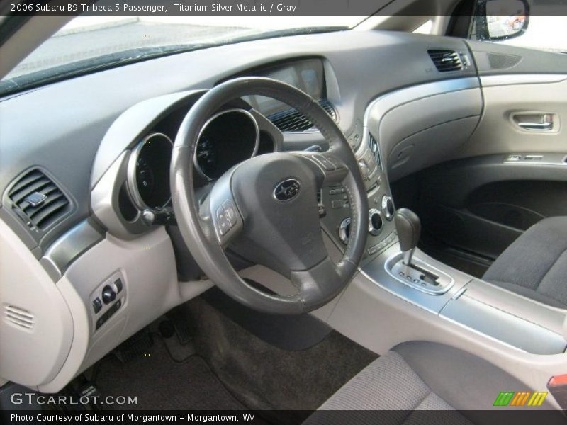 Titanium Silver Metallic / Gray 2006 Subaru B9 Tribeca 5 Passenger