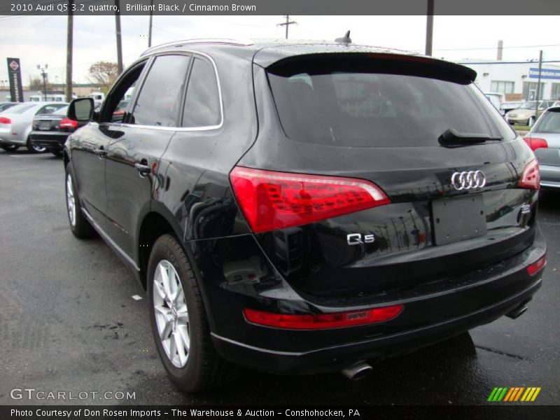 Brilliant Black / Cinnamon Brown 2010 Audi Q5 3.2 quattro
