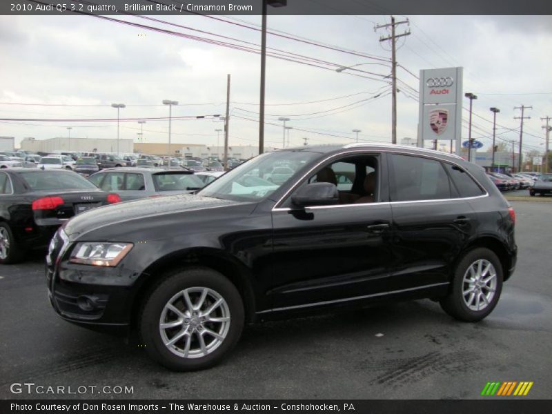 Brilliant Black / Cinnamon Brown 2010 Audi Q5 3.2 quattro