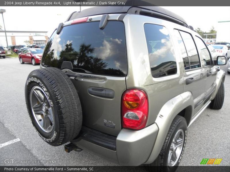Light Khaki Metallic / Dark Slate Gray 2004 Jeep Liberty Renegade 4x4