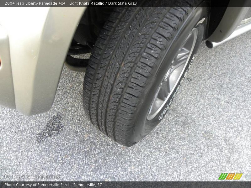 Light Khaki Metallic / Dark Slate Gray 2004 Jeep Liberty Renegade 4x4
