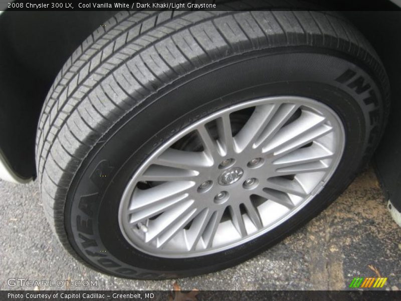 Cool Vanilla White / Dark Khaki/Light Graystone 2008 Chrysler 300 LX