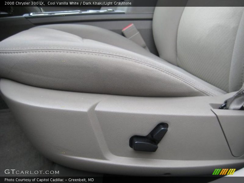 Cool Vanilla White / Dark Khaki/Light Graystone 2008 Chrysler 300 LX