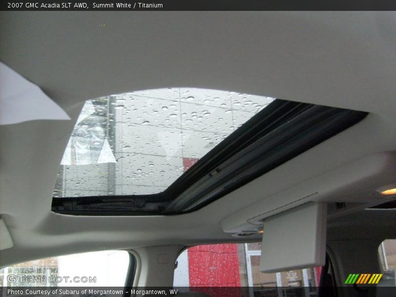 Summit White / Titanium 2007 GMC Acadia SLT AWD