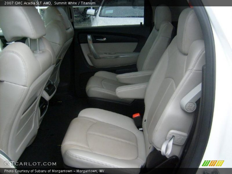 Summit White / Titanium 2007 GMC Acadia SLT AWD