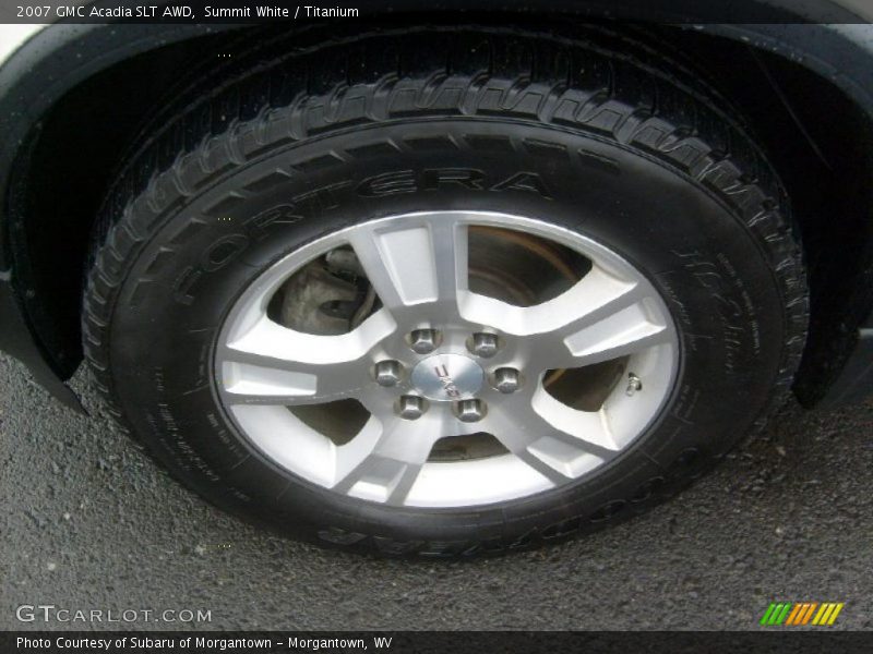 Summit White / Titanium 2007 GMC Acadia SLT AWD