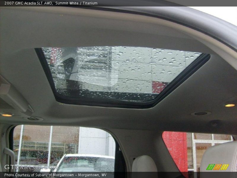 Summit White / Titanium 2007 GMC Acadia SLT AWD