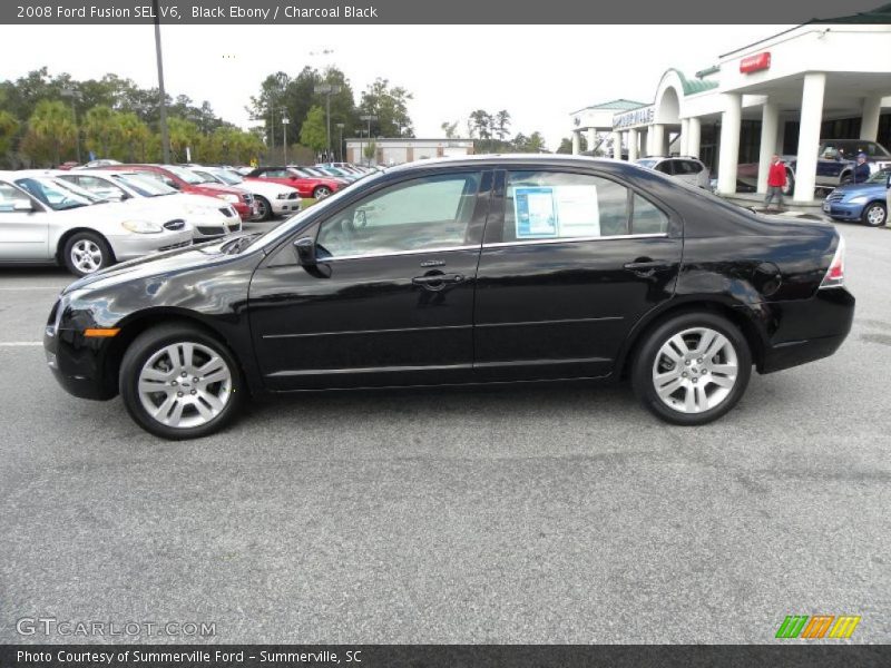 Black Ebony / Charcoal Black 2008 Ford Fusion SEL V6