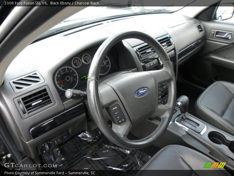 Black Ebony / Charcoal Black 2008 Ford Fusion SEL V6