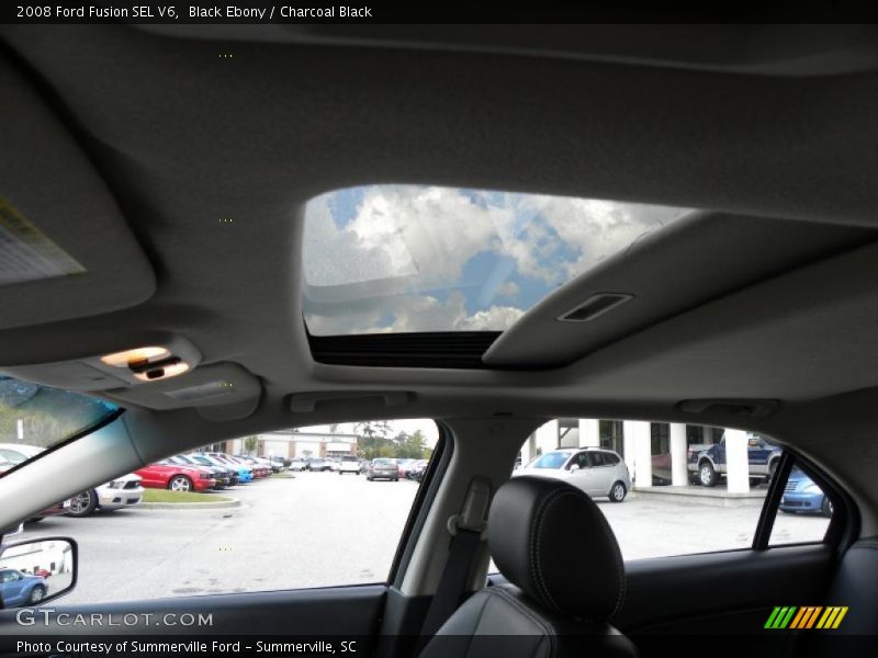 Black Ebony / Charcoal Black 2008 Ford Fusion SEL V6