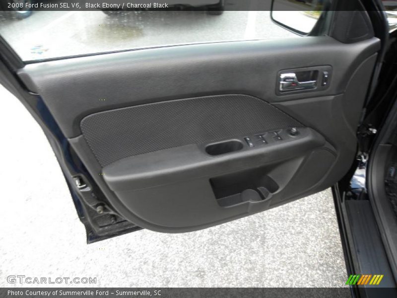 Black Ebony / Charcoal Black 2008 Ford Fusion SEL V6