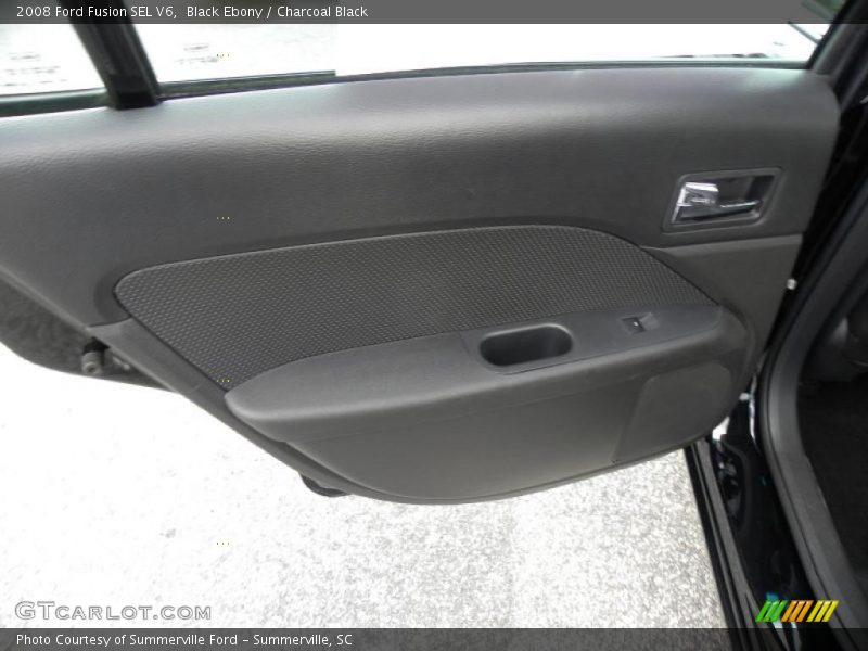 Black Ebony / Charcoal Black 2008 Ford Fusion SEL V6