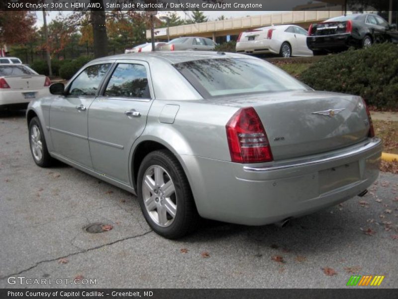 Satin Jade Pearlcoat / Dark Slate Gray/Light Graystone 2006 Chrysler 300 C HEMI AWD