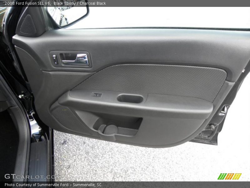 Black Ebony / Charcoal Black 2008 Ford Fusion SEL V6