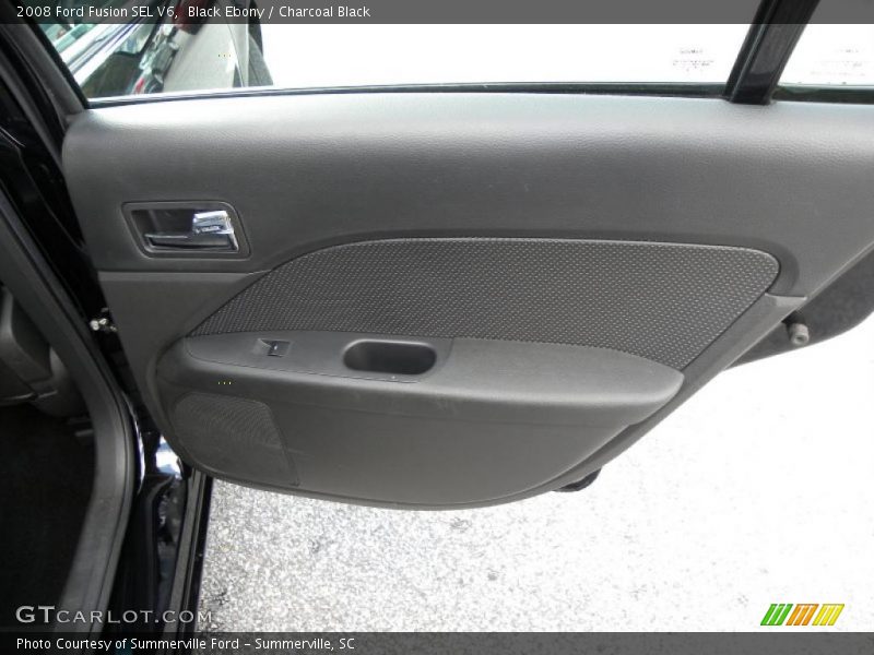 Black Ebony / Charcoal Black 2008 Ford Fusion SEL V6
