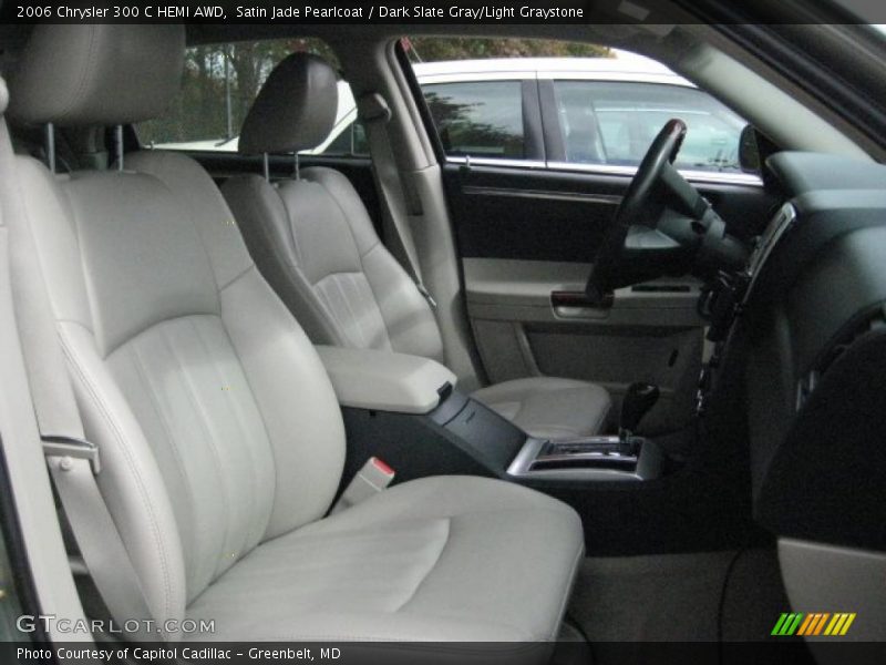 Satin Jade Pearlcoat / Dark Slate Gray/Light Graystone 2006 Chrysler 300 C HEMI AWD