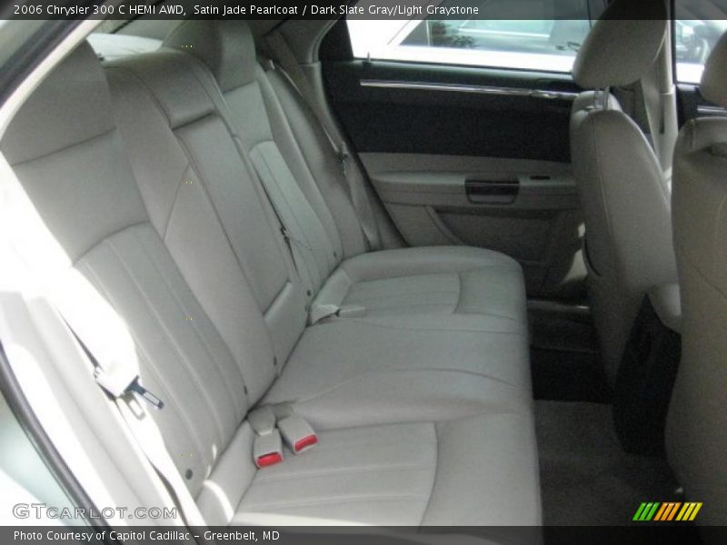 Satin Jade Pearlcoat / Dark Slate Gray/Light Graystone 2006 Chrysler 300 C HEMI AWD