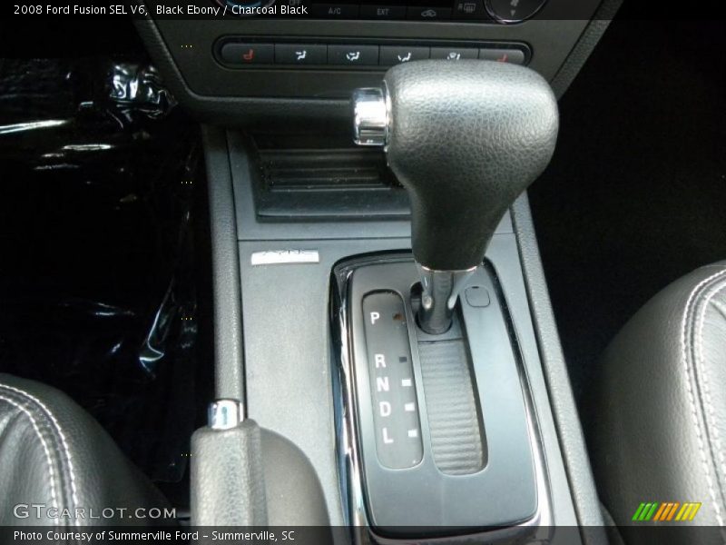 Black Ebony / Charcoal Black 2008 Ford Fusion SEL V6