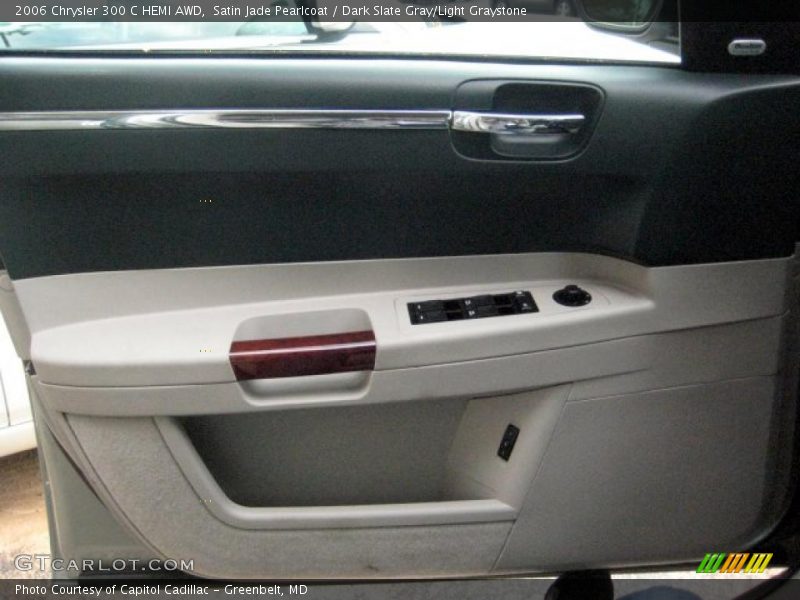 Satin Jade Pearlcoat / Dark Slate Gray/Light Graystone 2006 Chrysler 300 C HEMI AWD