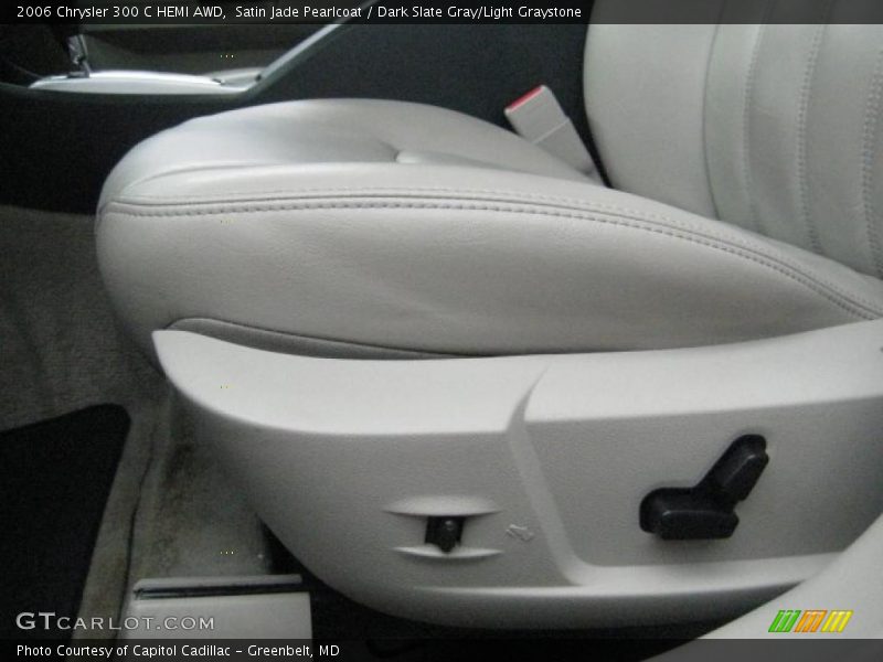 Satin Jade Pearlcoat / Dark Slate Gray/Light Graystone 2006 Chrysler 300 C HEMI AWD