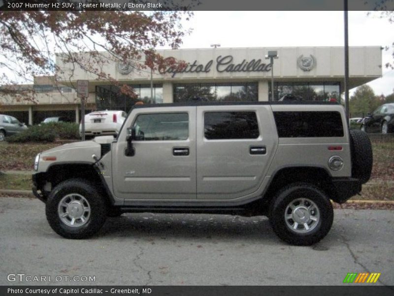 Pewter Metallic / Ebony Black 2007 Hummer H2 SUV