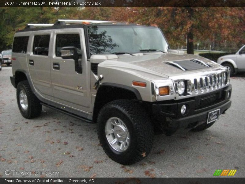 Pewter Metallic / Ebony Black 2007 Hummer H2 SUV
