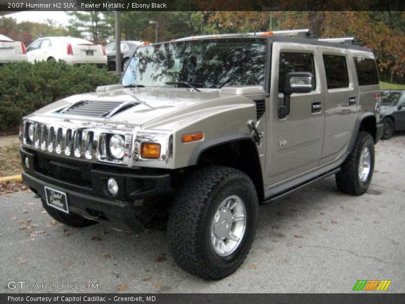 Pewter Metallic / Ebony Black 2007 Hummer H2 SUV