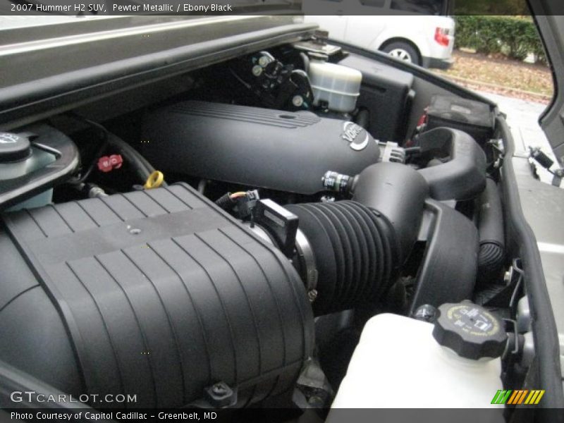 Pewter Metallic / Ebony Black 2007 Hummer H2 SUV