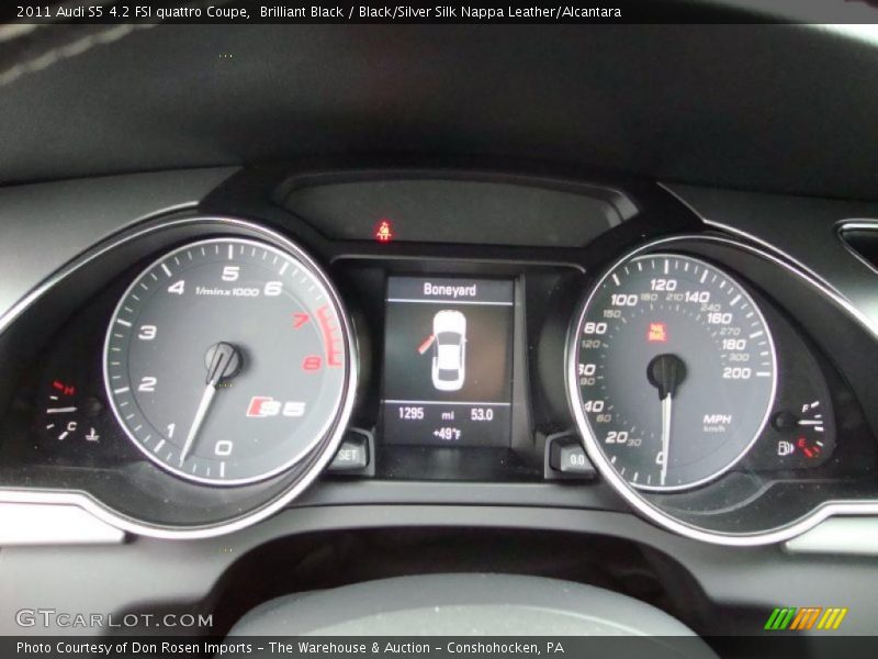  2011 S5 4.2 FSI quattro Coupe 4.2 FSI quattro Coupe Gauges