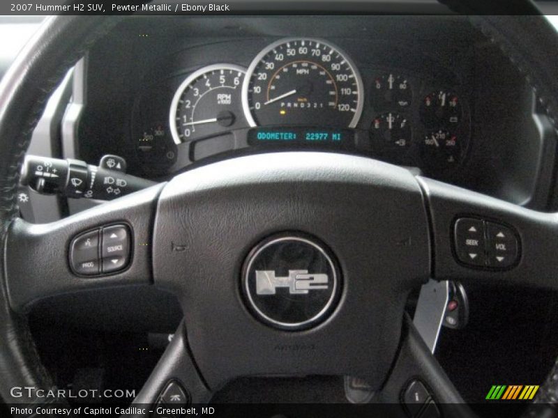 Pewter Metallic / Ebony Black 2007 Hummer H2 SUV