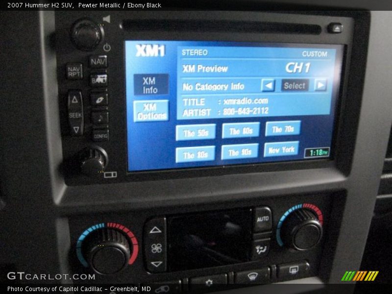 Pewter Metallic / Ebony Black 2007 Hummer H2 SUV