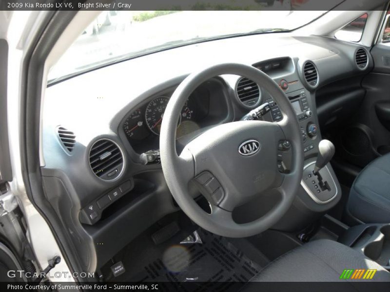 Bright Silver / Gray 2009 Kia Rondo LX V6