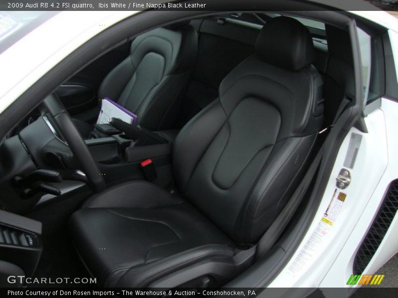  2009 R8 4.2 FSI quattro Fine Nappa Black Leather Interior