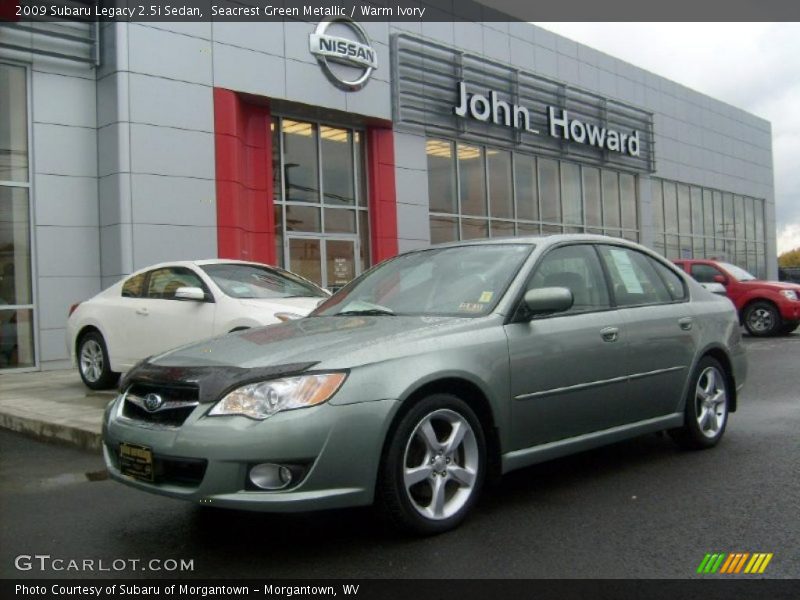 Seacrest Green Metallic / Warm Ivory 2009 Subaru Legacy 2.5i Sedan