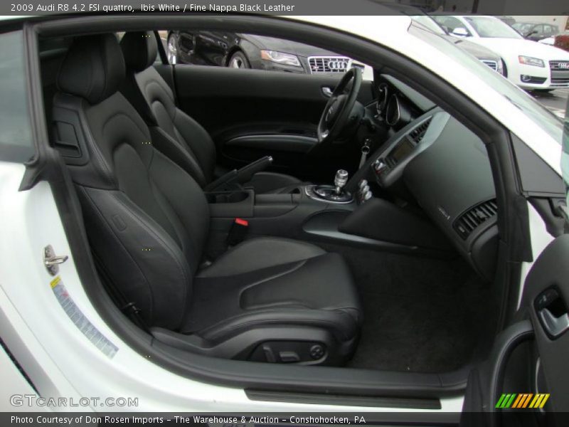  2009 R8 4.2 FSI quattro Fine Nappa Black Leather Interior