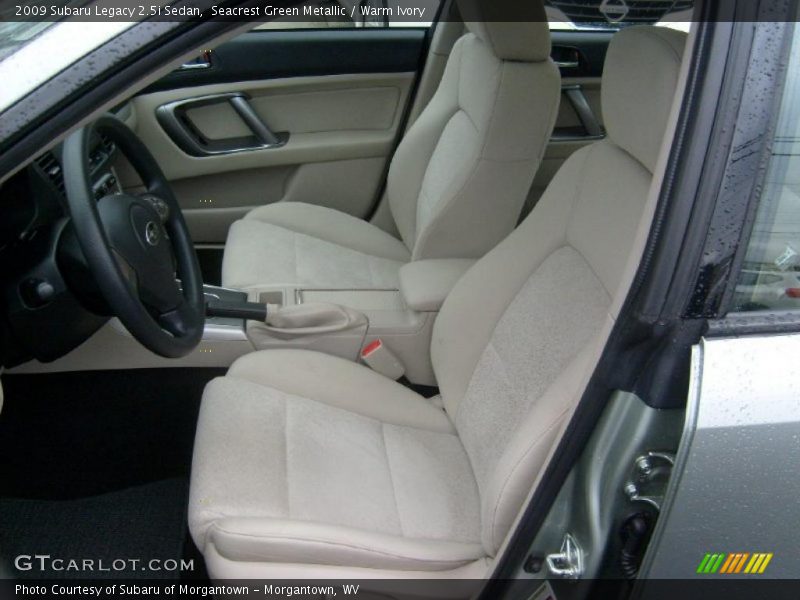 Seacrest Green Metallic / Warm Ivory 2009 Subaru Legacy 2.5i Sedan