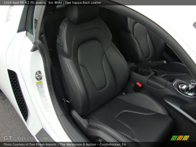  2009 R8 4.2 FSI quattro Fine Nappa Black Leather Interior