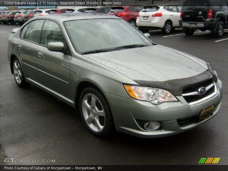 Seacrest Green Metallic / Warm Ivory 2009 Subaru Legacy 2.5i Sedan