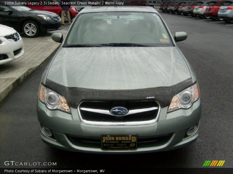 Seacrest Green Metallic / Warm Ivory 2009 Subaru Legacy 2.5i Sedan