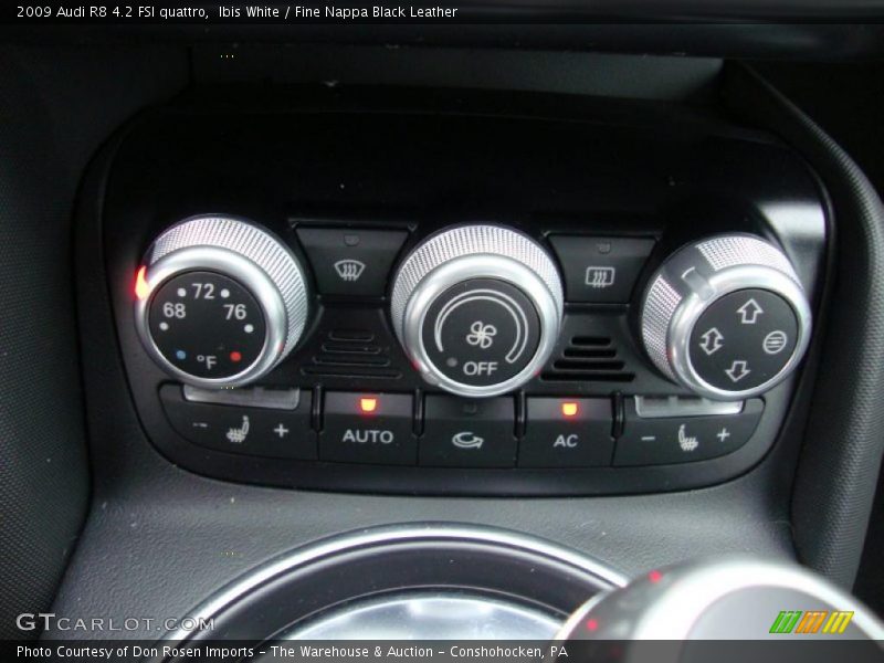 Controls of 2009 R8 4.2 FSI quattro
